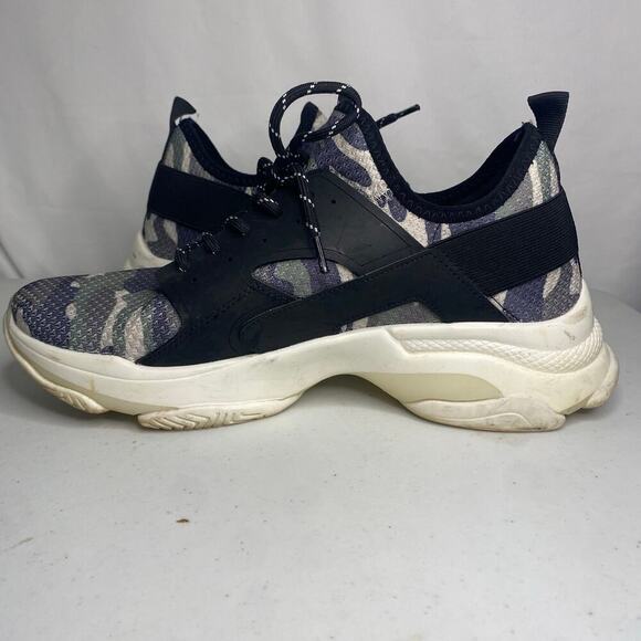 Steve Madden Isles2 Black Camo Sneakers Thick Sole Shoes Size 9 - Picture 11 of 16